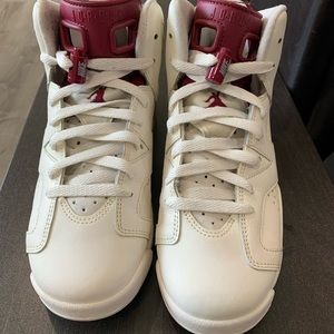 Women’s Maroon Jordan 6’s
